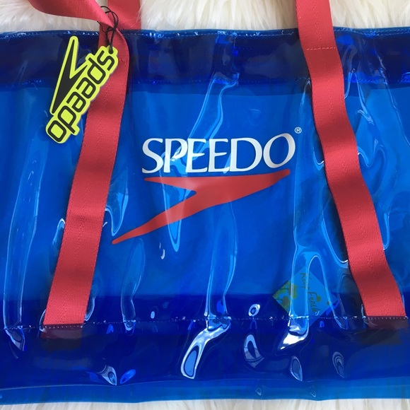 Speedo Clear Vinyl Beach Bag - Picture 2 of 3